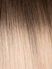 BELLAMI Professional Volume Wefts 22" 160g Walnut Brown/Ash Blonde #3/#60 Rooted Straight Hair Extensions