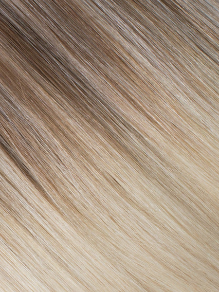 BELLAMI Professional Volume Wefts 22" 160g  Ash Brown/Ash Blonde #8/#60 Balayage Straight Hair Extensions