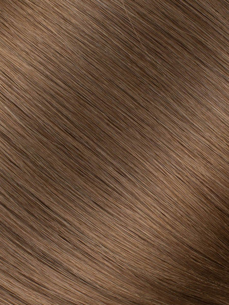 BELLAMI Professional I-Tips 24" 25g  Ash Brown #8 Natural Straight Hair Extensions
