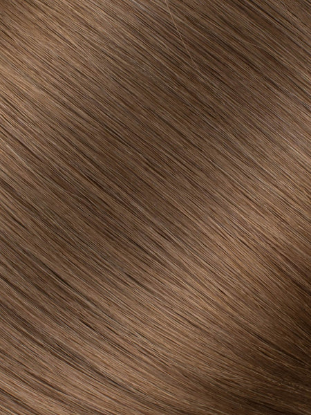 BELLAMI Professional I-Tips 16" 25g  Ash Brown #8 Natural Straight Hair Extensions