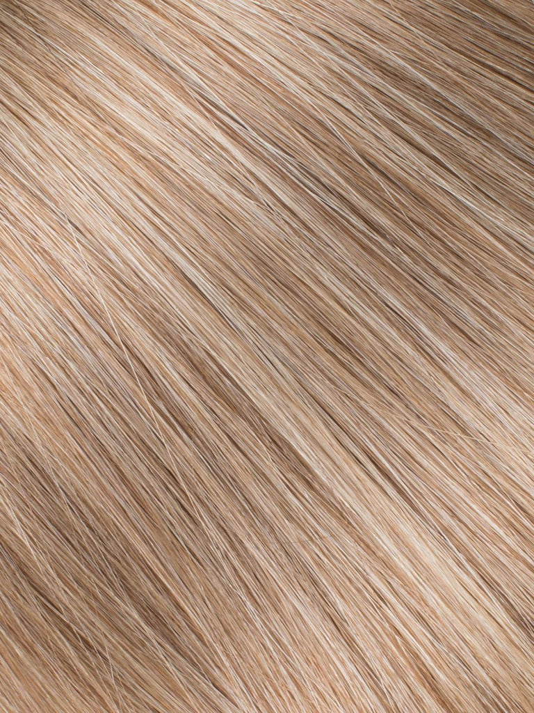 BELLAMI Professional Keratin Tip 18" 25g  Caramel Blonde #18/#46 Marble Blends Straight Hair Extensions