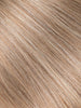 BELLAMI Professional Keratin Tip 16" 25g  Caramel Blonde #18/#46 Marble Blends Straight Hair Extensions