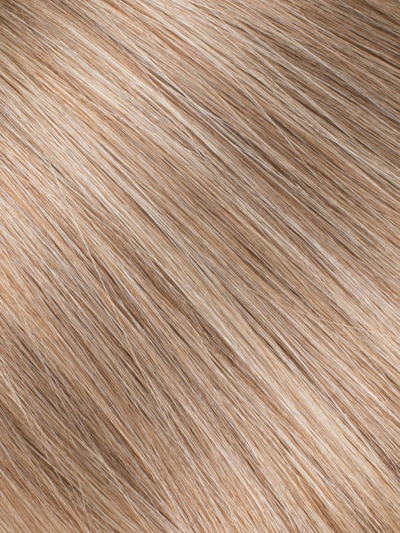 BELLAMI Professional I-Tips 20" 25g  Caramel Blonde #18/#46 Marble Blends Straight Hair Extensions
