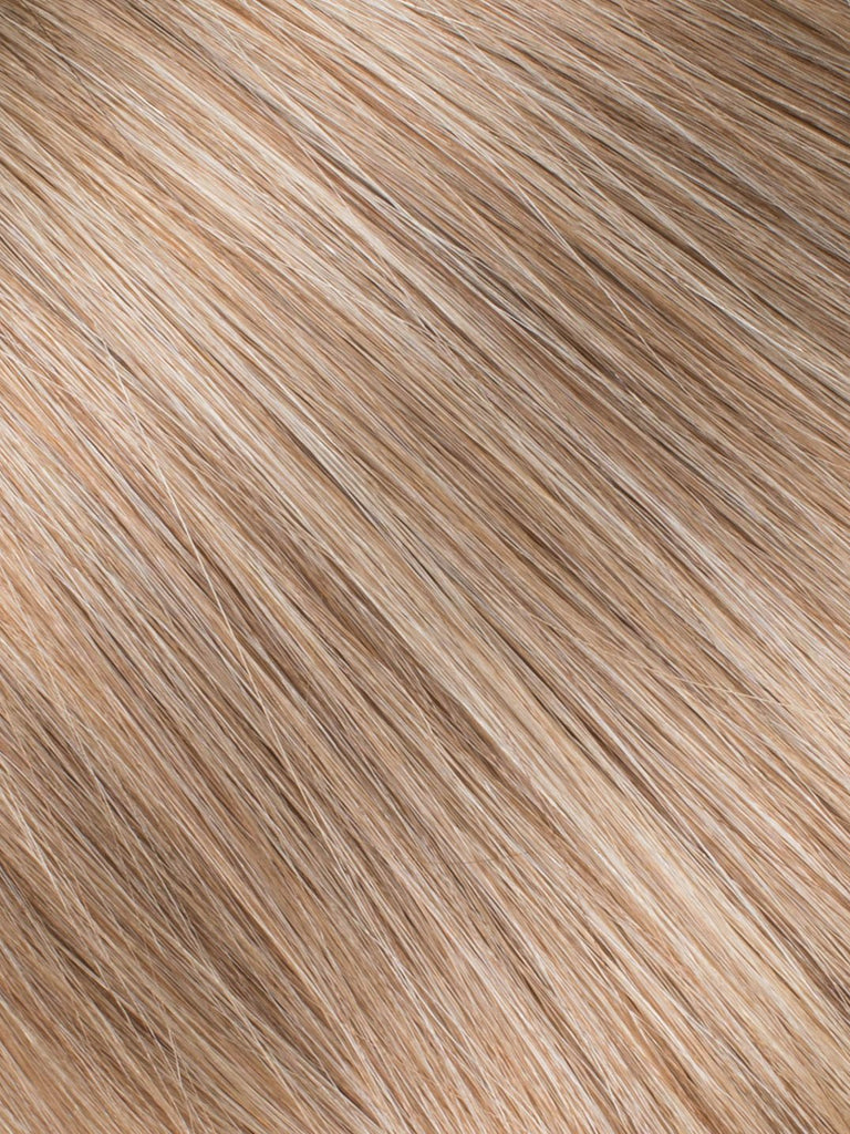 BELLAMI Professional Keratin Tip 24" 25g  Caramel Blonde #18/#46 Marble Blends Straight Hair Extensions