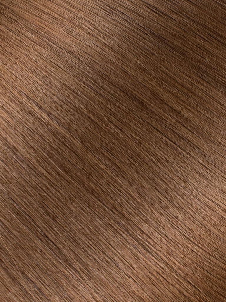 BELLAMI Professional Keratin Tip 20" 25g  Chestnut Brown #6 Natural Straight Hair Extensions