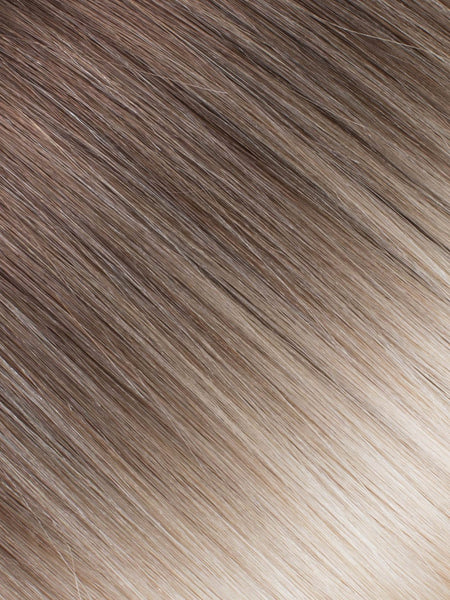 BELLAMI Professional Volume Wefts 24" 175g  Dark Brown/Creamy Blonde #2/#24 Ombre Straight Hair Extensions