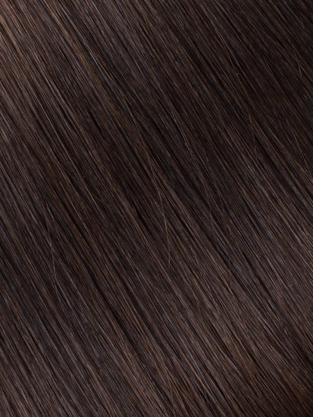 BELLAMI Professional Tape-In 18" 50g  Dark Brown #2 Natural Straight Hair Extensions