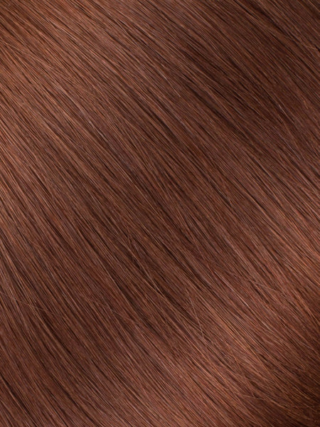 BELLAMI Professional Tape-In 18" 50g  Dark Chestnut Brown #10 Natural Straight Hair Extensions