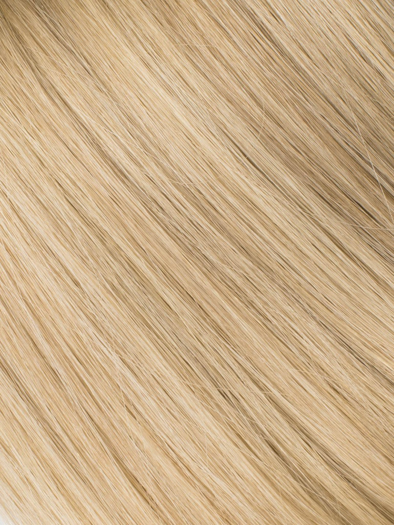 BELLAMI Professional Keratin Tip 20" 25g  Golden Amber Blonde #18/#6 Highlights Straight Hair Extensions