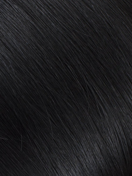 BELLAMI Professional Volume Wefts 22" 160g  Jet Black #1 Natural Straight Hair Extensions