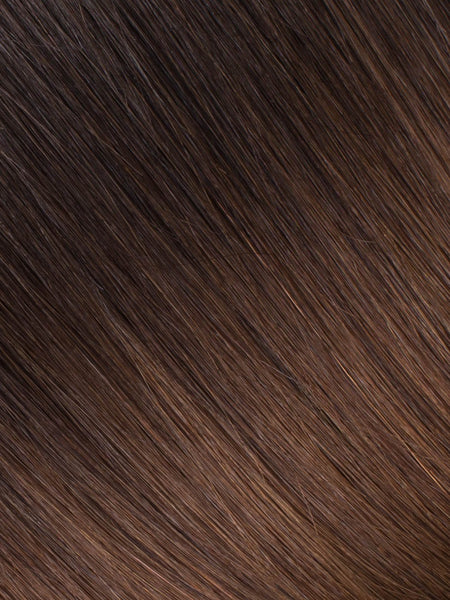 BELLAMI Professional Keratin Tip 18" 25g  Mochachino Brown/Chestnut Brown #1C/#6 Ombre Straight Hair Extensions