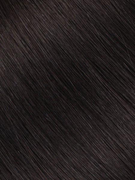 BELLAMI Professional I-Tips 16" 25g  Off Black #1B Natural Straight Hair Extensions