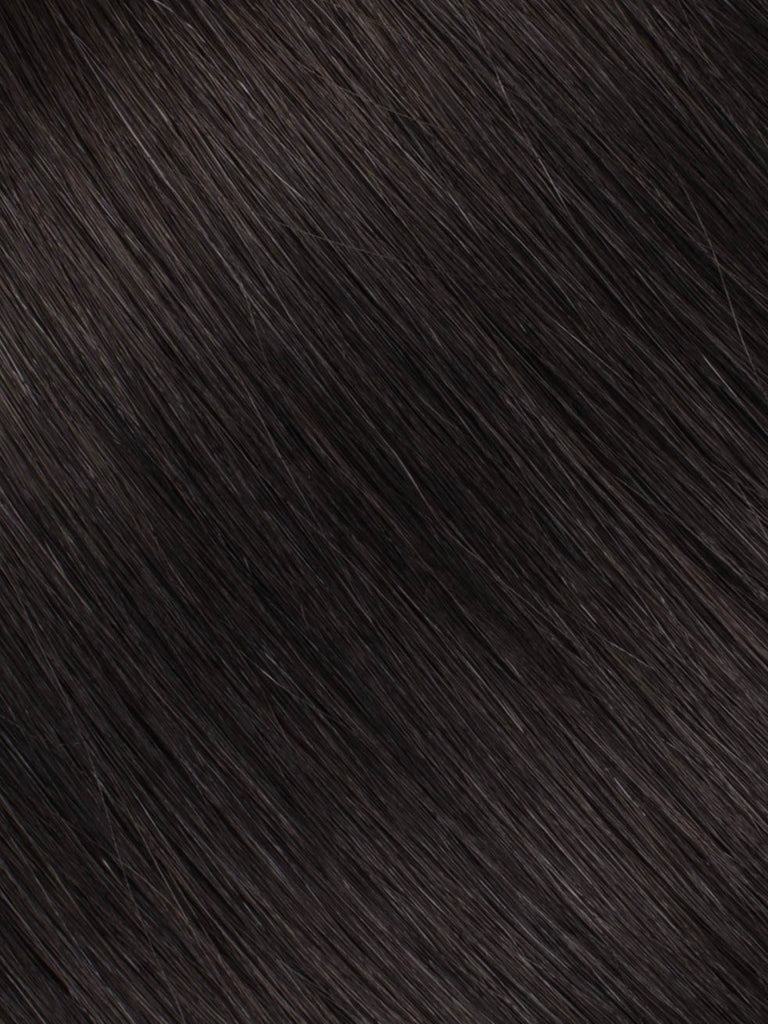 BELLAMI Professional Volume Wefts 24" 175g  Off Black #1B Natural Straight Hair Extensions