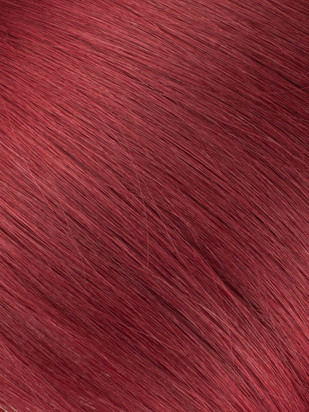 BELLAMI Professional Tape-In 22" 50g  Ruby Red #99J Natural Straight Hair Extensions