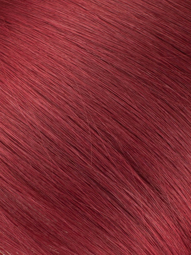 BELLAMI Professional Tape-In 20" 50g  Ruby Red #99J Natural Straight Hair Extensions