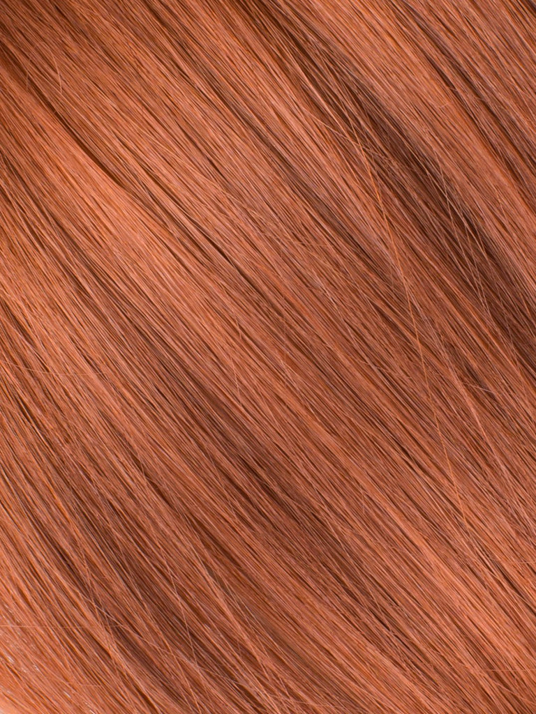 BELLAMI Professional Keratin Tip 20" 25g  Vibrant Auburn #33 Natural Straight Hair Extensions