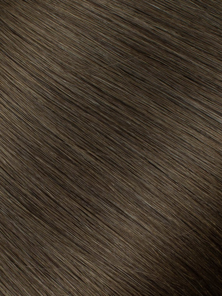 BELLAMI Professional Keratin Tip 16" 25g  Walnut Brown #3 Natural Straight Hair Extensions