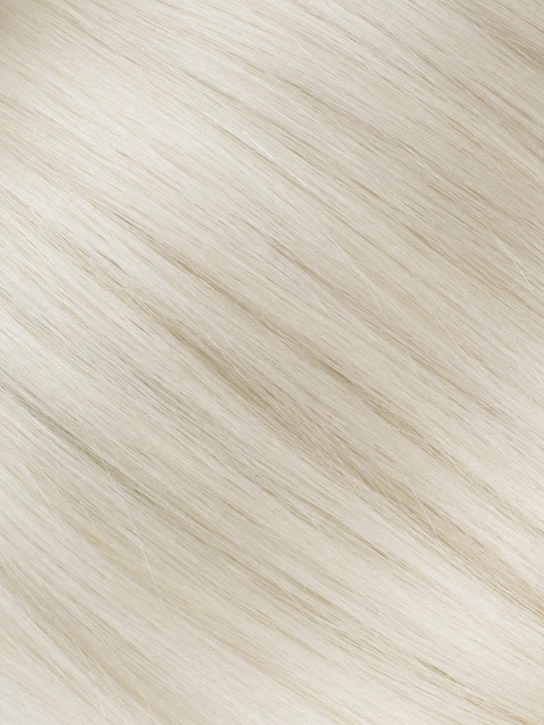 BELLAMI Professional Volume Wefts 16" 120g  White Blonde #80 Natural Straight Hair Extensions